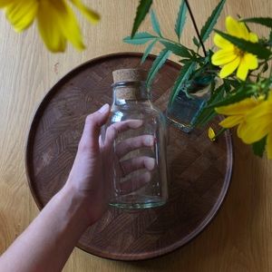 Glass Bottle with Cork